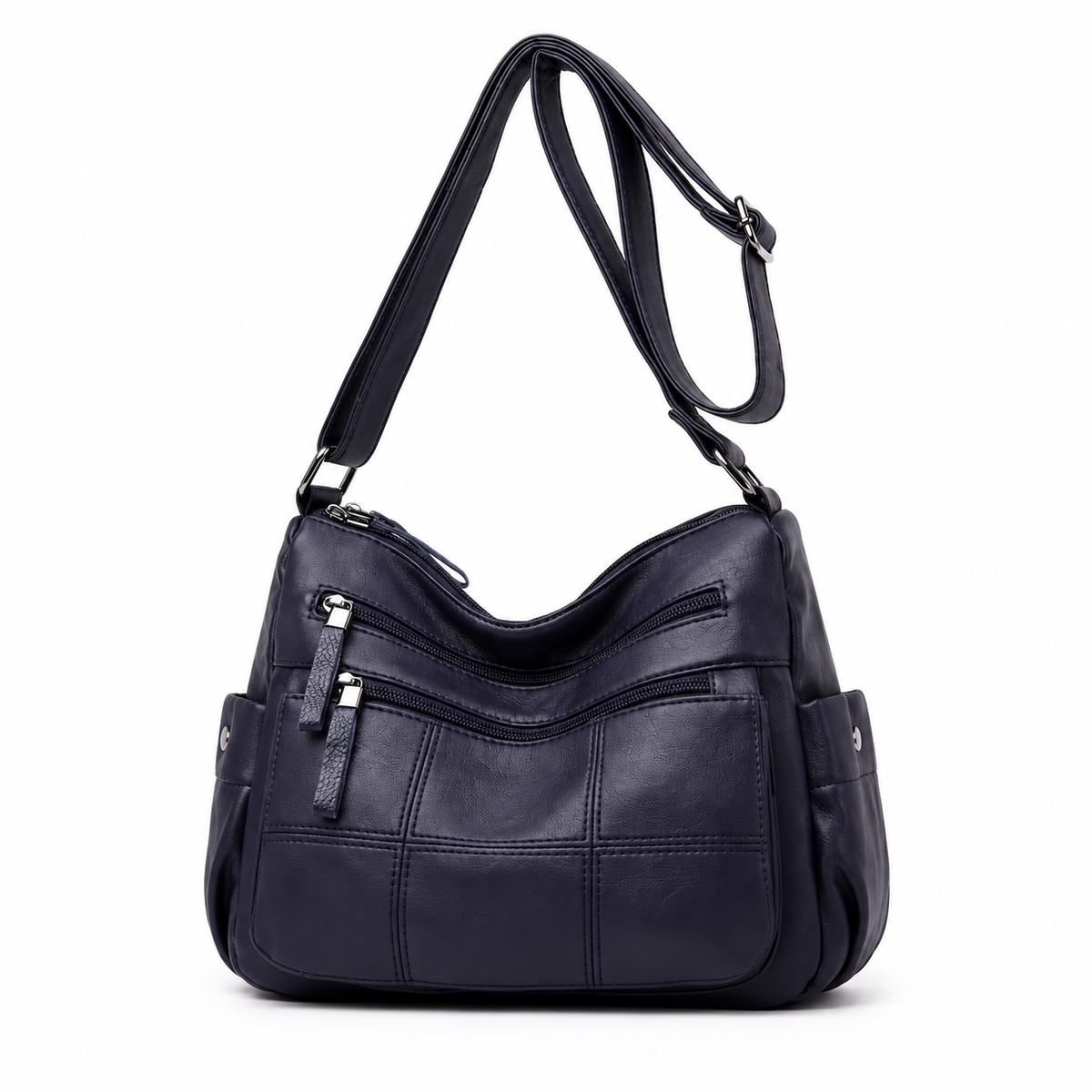 Navy Blue Multi Pocket Crossbody bag-4