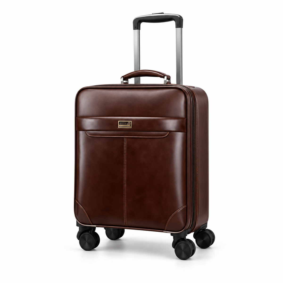 Classic Coffee Rolling Suitcase With Handle-4