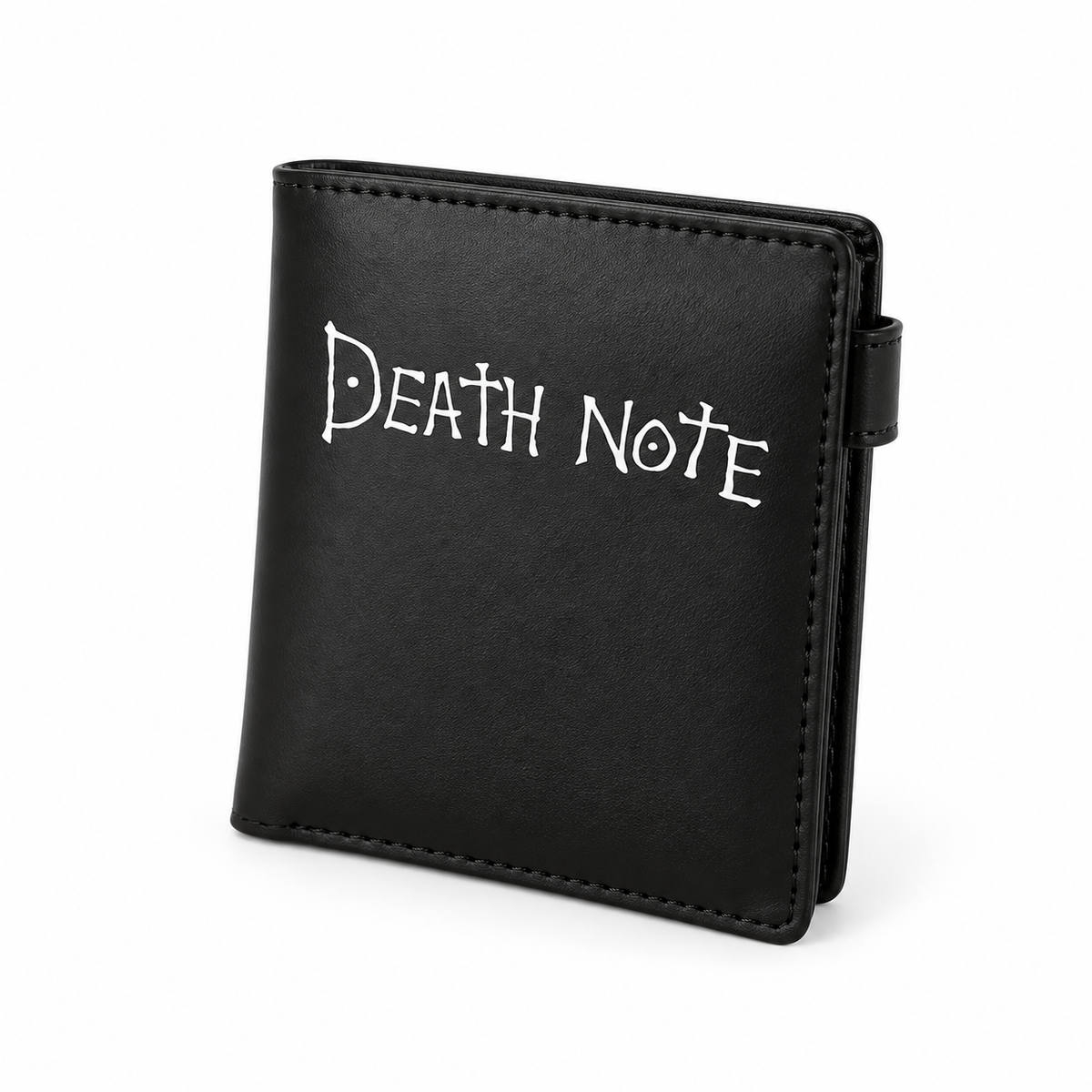 Black Death Note Compact Bifold Wallet-3