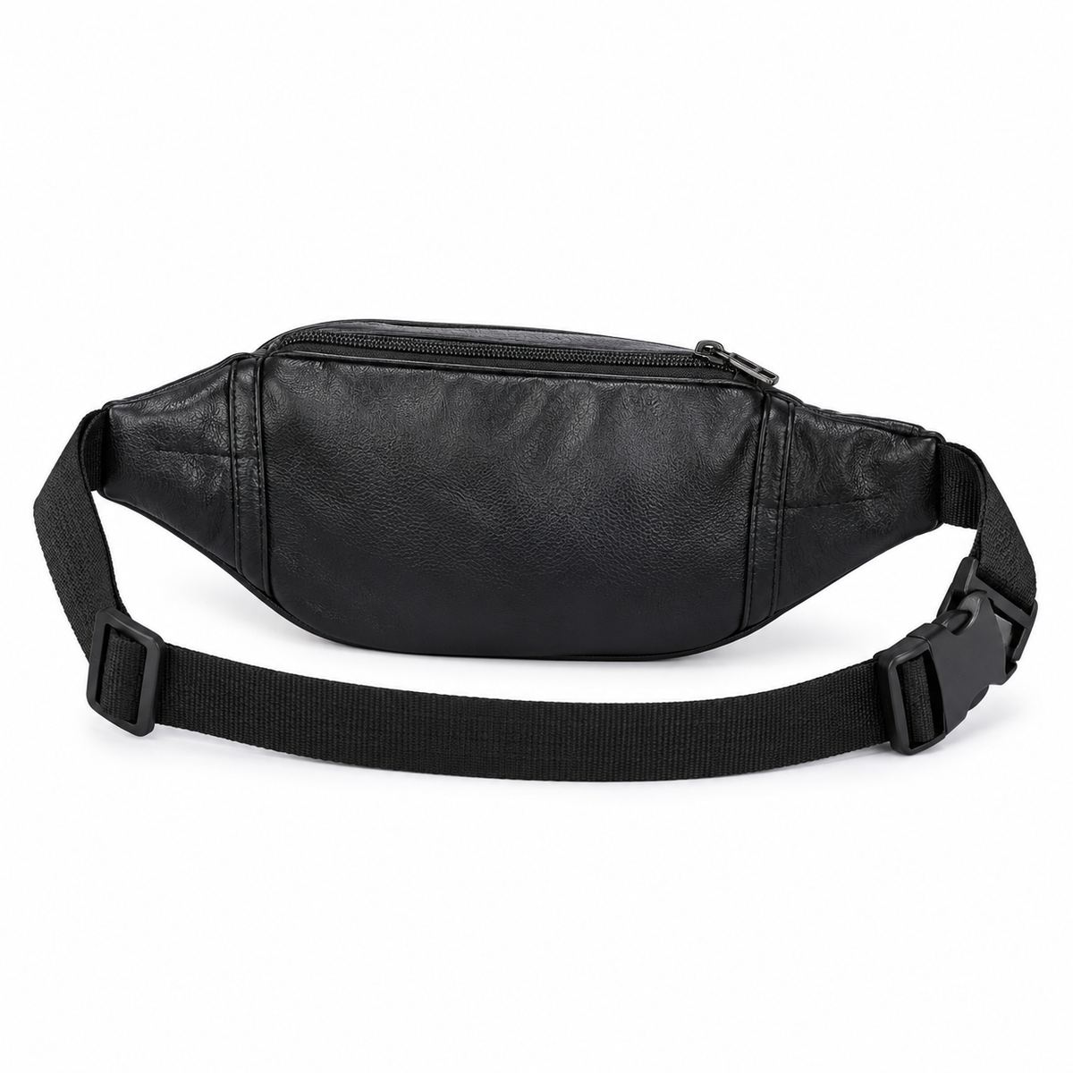 Black Multi Pocket Adjustable Waist Bag