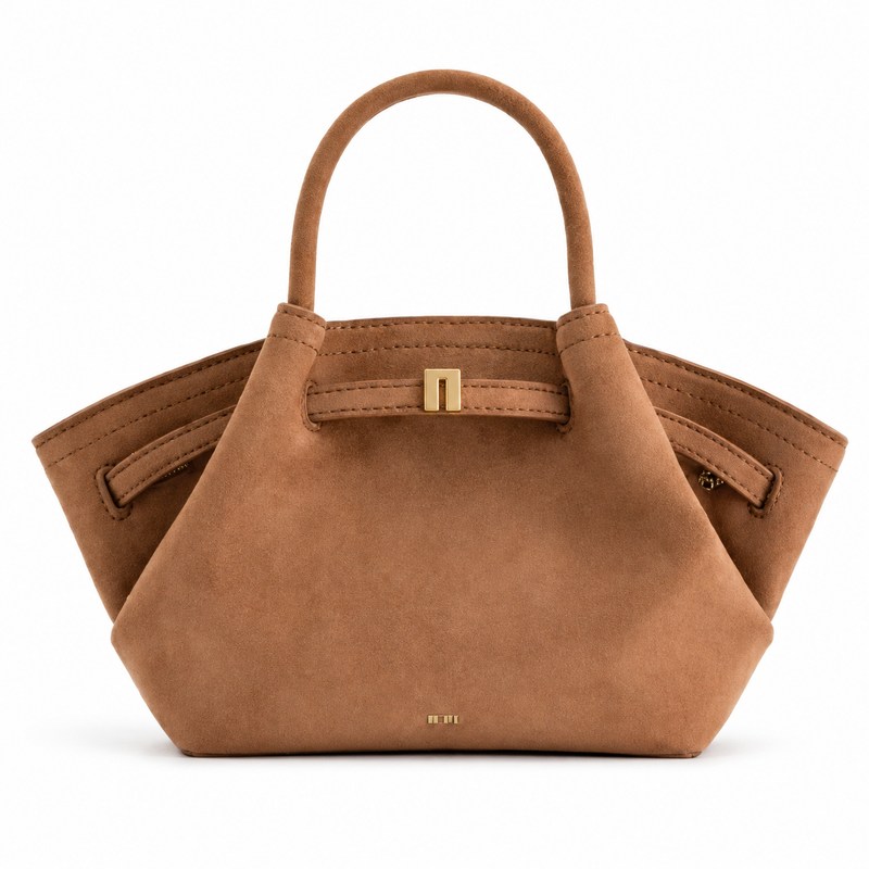Women’s Suede Winged Top-Handle Handbag-4
