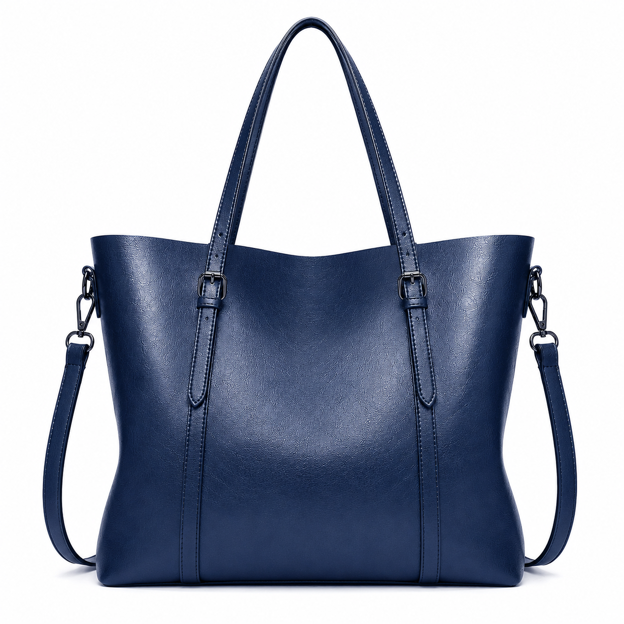 Women’s Large Navy Blue Tote Bag-2