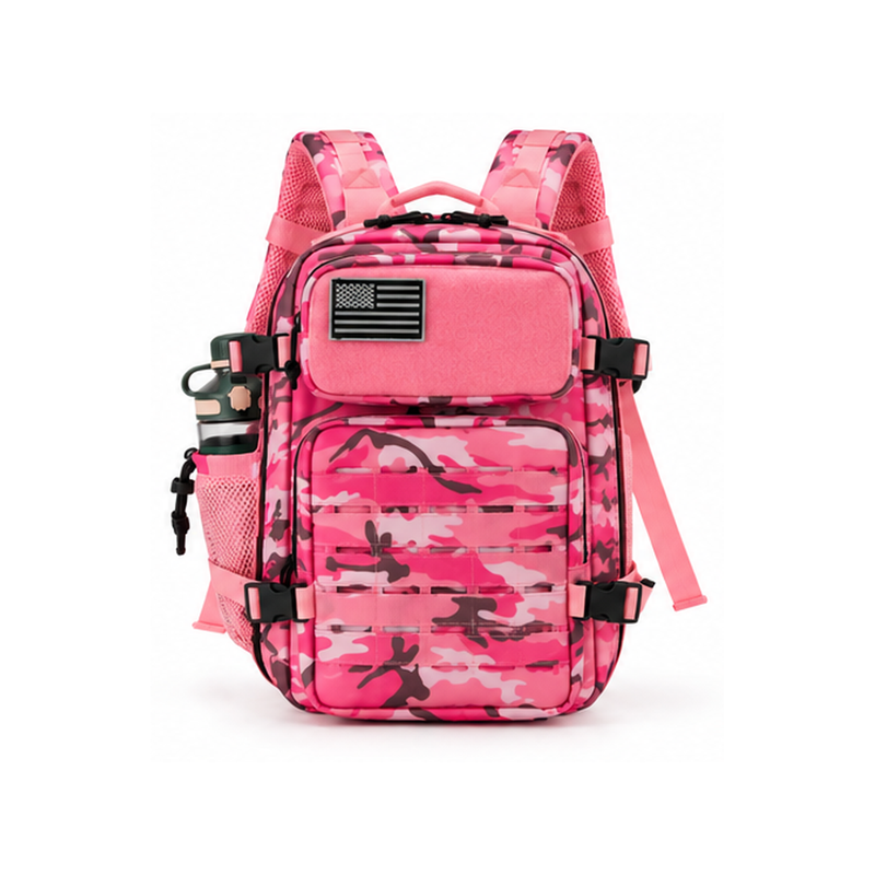Pink Camouflage 25L Tactical Outdoor Backpack-4