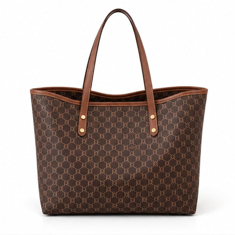 Classic Brown Monogram Everyday Tote Bag-4