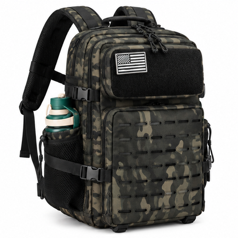 45L Tactical Camouflage Military Travel Backpack-1