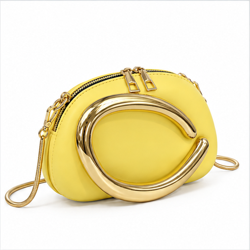 Yellow Gold Accent Mini Crossbody Bag-1