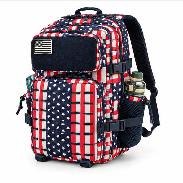 45L American Flag Tactical Travel Backpack-3