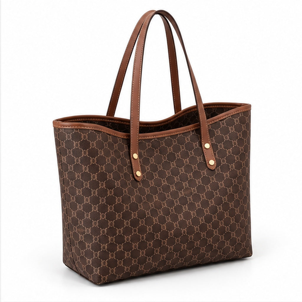 Classic Brown Monogram Everyday Tote Bag-1
