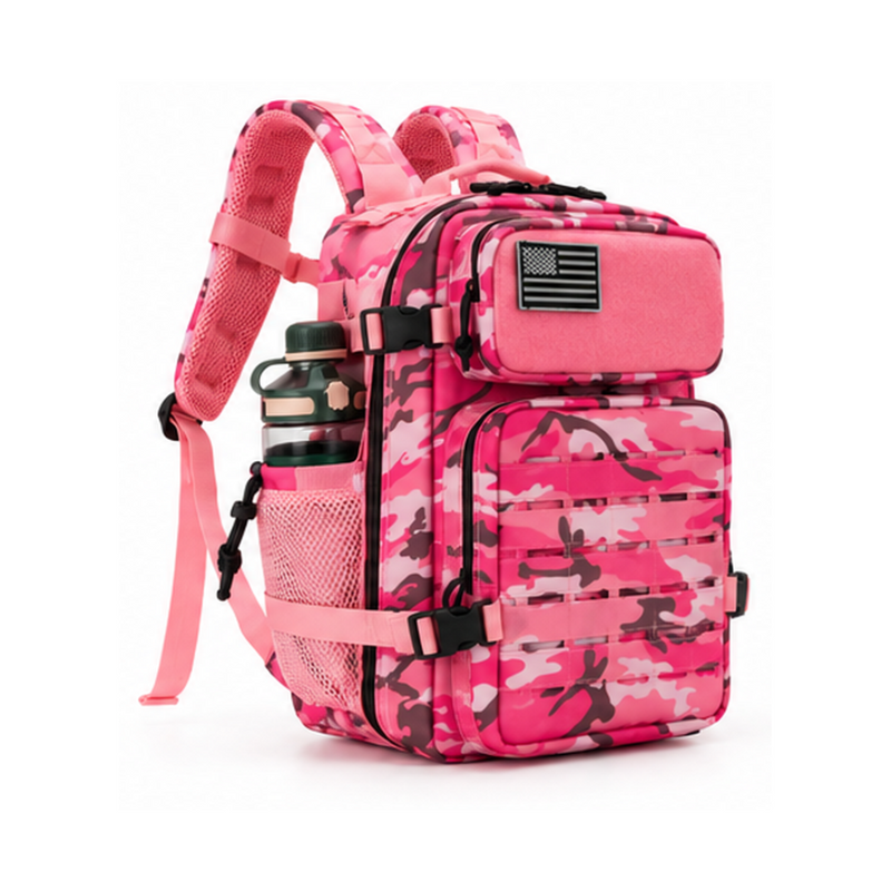 Pink Camouflage 25L Tactical Outdoor Backpack-1