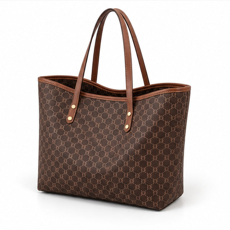 Classic Brown Monogram Everyday Tote Bag-3
