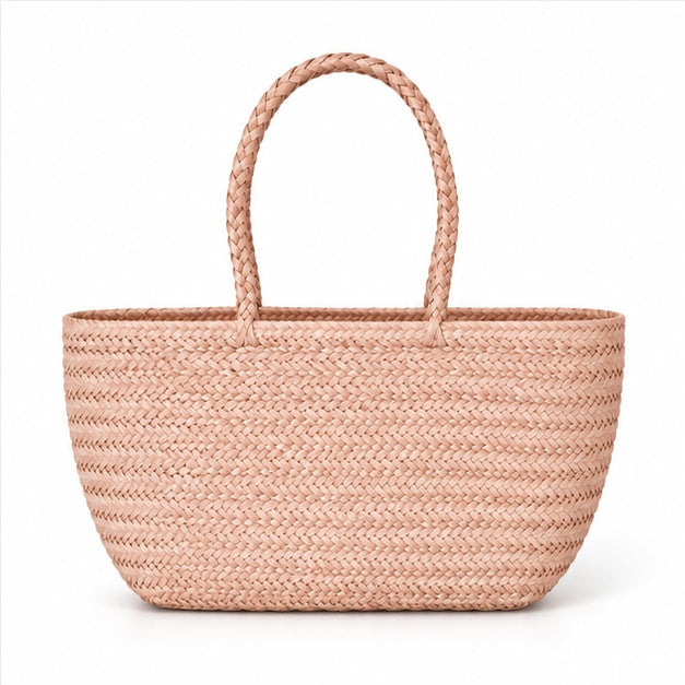 Elegant Woven Straw Everyday Tote Bag-2