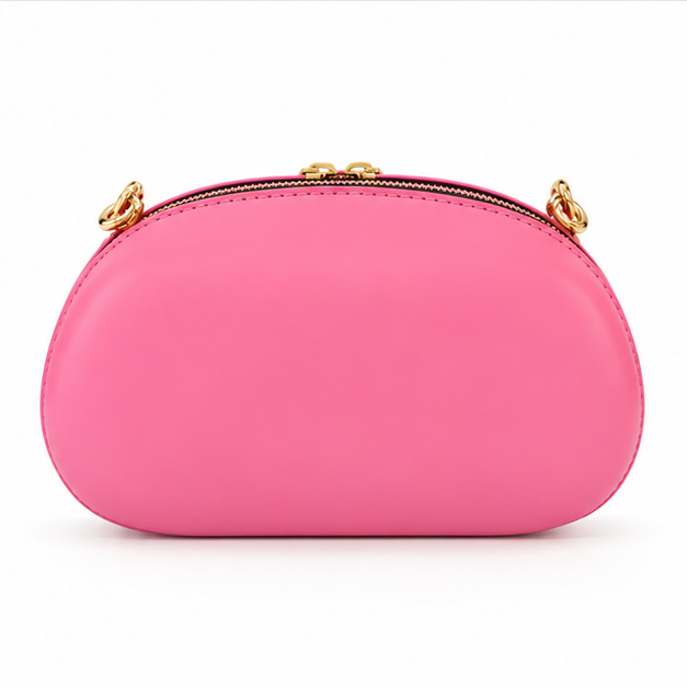 Pink Gold Accent Mini Clutch Bag-2