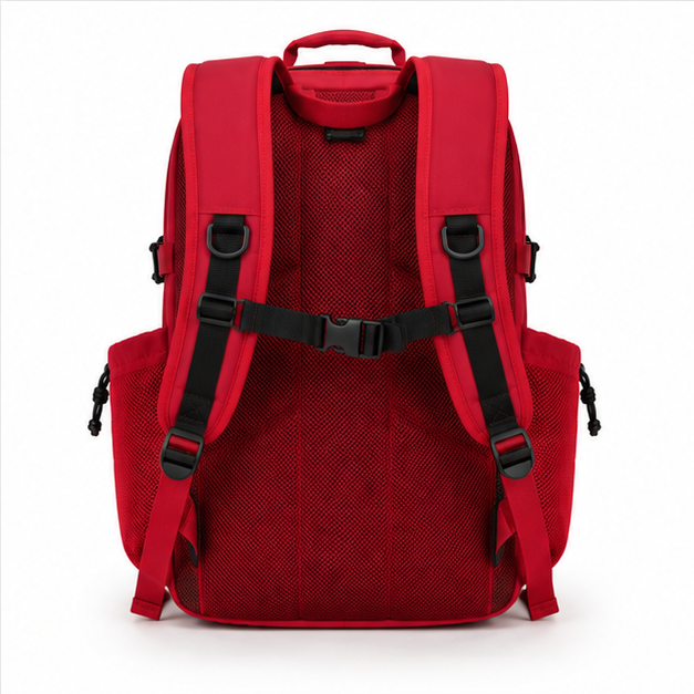 Red Tactical MOLLE Outdoor Travel Backpack-2