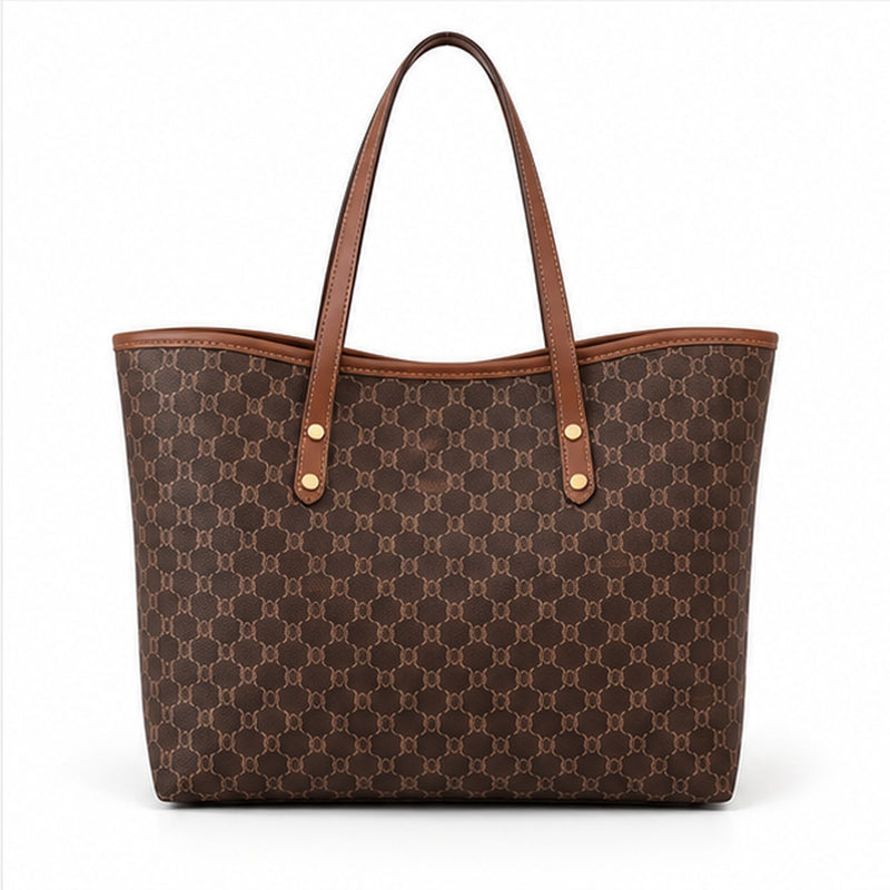 Classic Brown Monogram Everyday Tote Bag-2